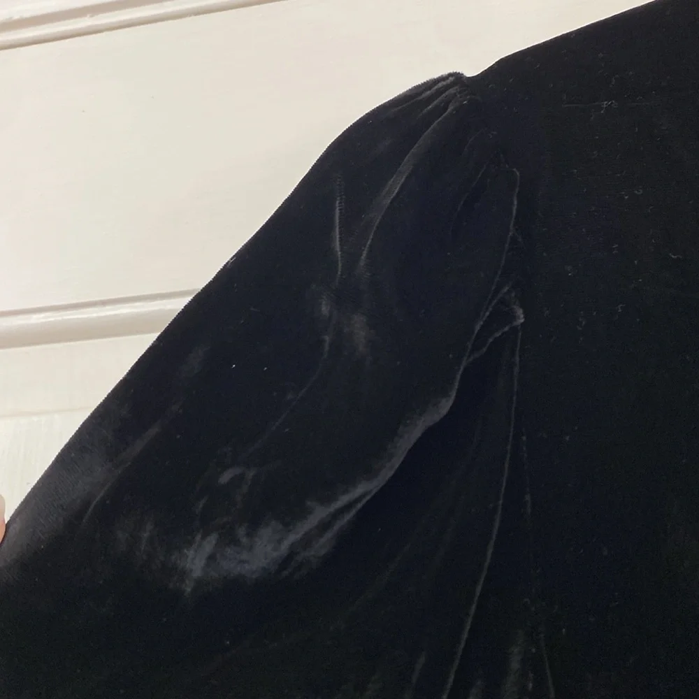 Ulla Johnson Marlene Velvet Blouse Black‎ Size 2 Noir Matches Veronica Pants